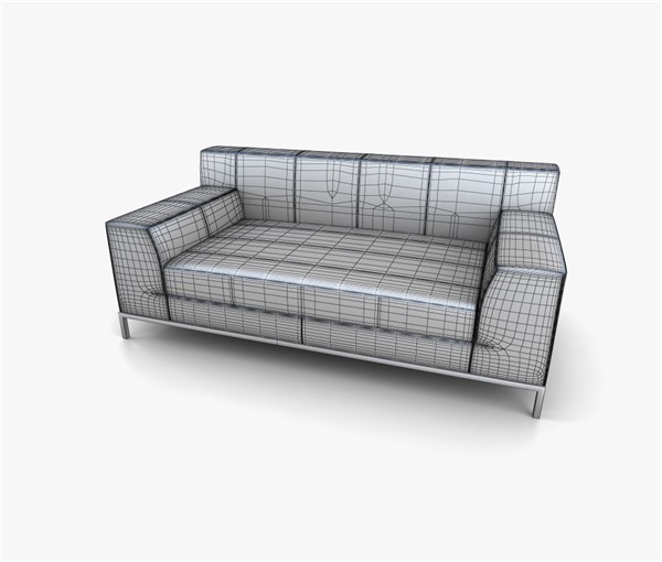 Ikea Kramfors Two Seat Sofa 3d Model 3docena